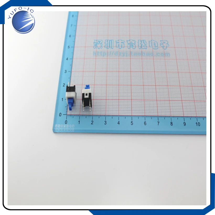 10PCS/LOT 8*8MM self-locking switch self lock push button 8X8