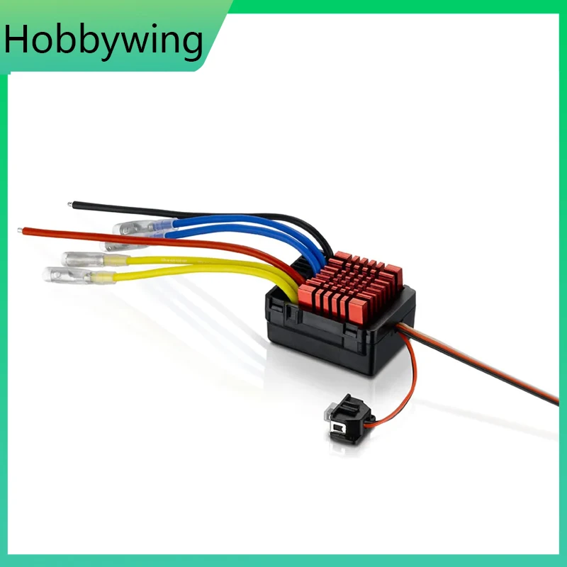 

Hobbywing QuicRun WP 880, двойной матовый 2-4S LiPo, водонепроницаемый контроллер скорости ESC для радиоуправляемого автомобиля 1/8