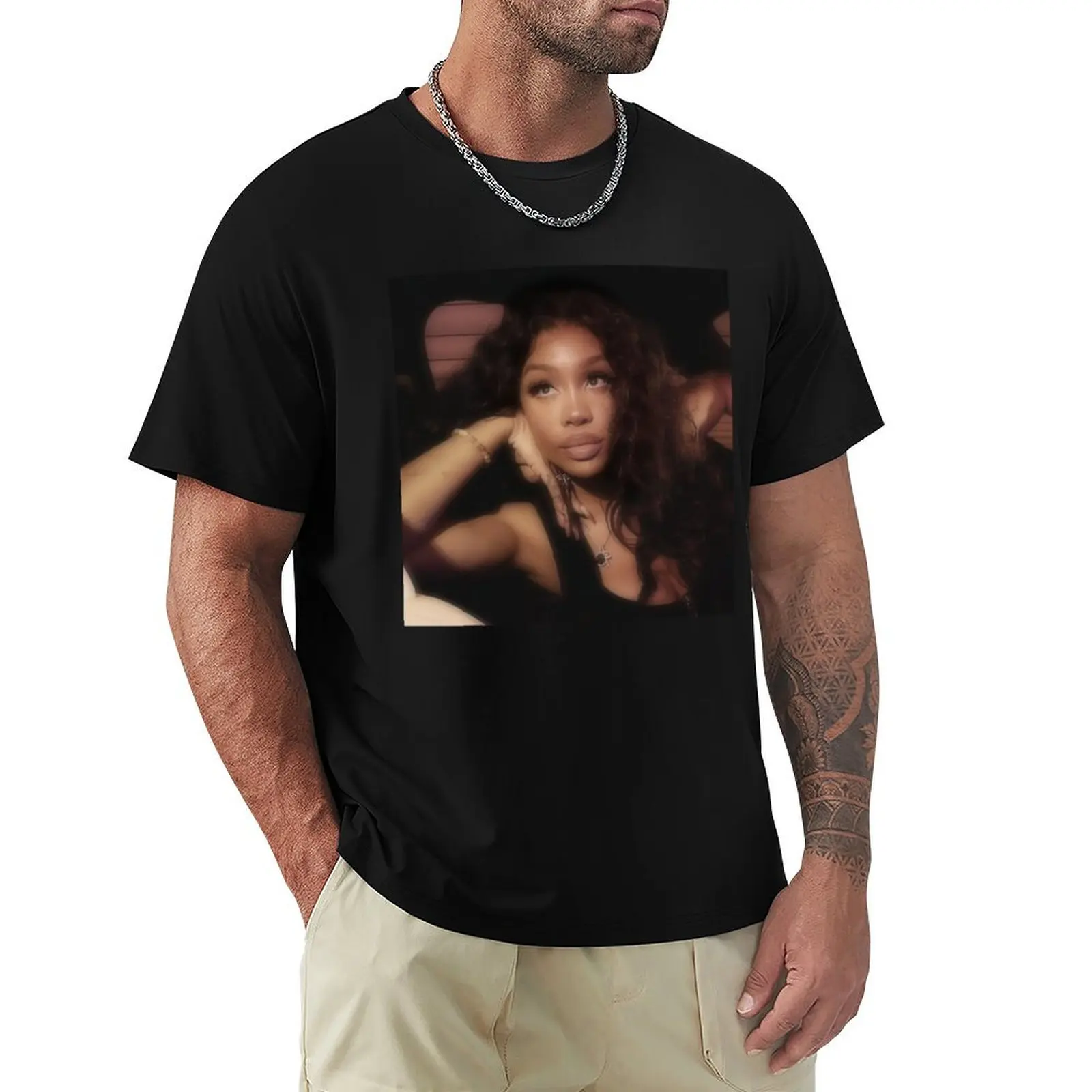 

SZA TEE T-Shirt boys animal print graphic t shirts Men's cotton t-shirt