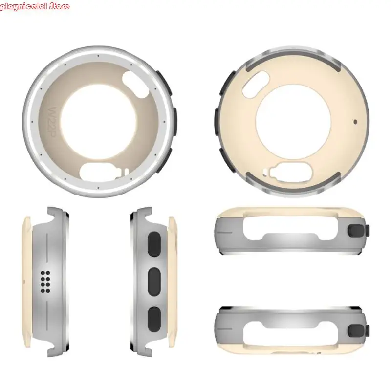 E8BA Smartwatch Protective Shell Guard Cubierta resistencia Construcción metal Impacto Marco resistente diseño