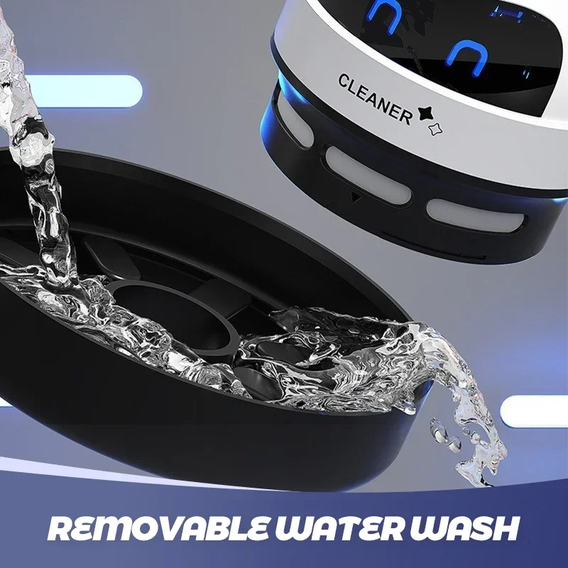 Mini Rechargeable Automatic Portable Vacuum Cleaner for Desktop Keyboard Car Pet Hair Rubber Shavings Dust Extractor Use