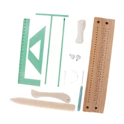 Book Cover Guide Sewing Supplies Book Binding Starter Tool Book Binding Kits Bookbinding Cradle Tools Planner Scrapooking Page
