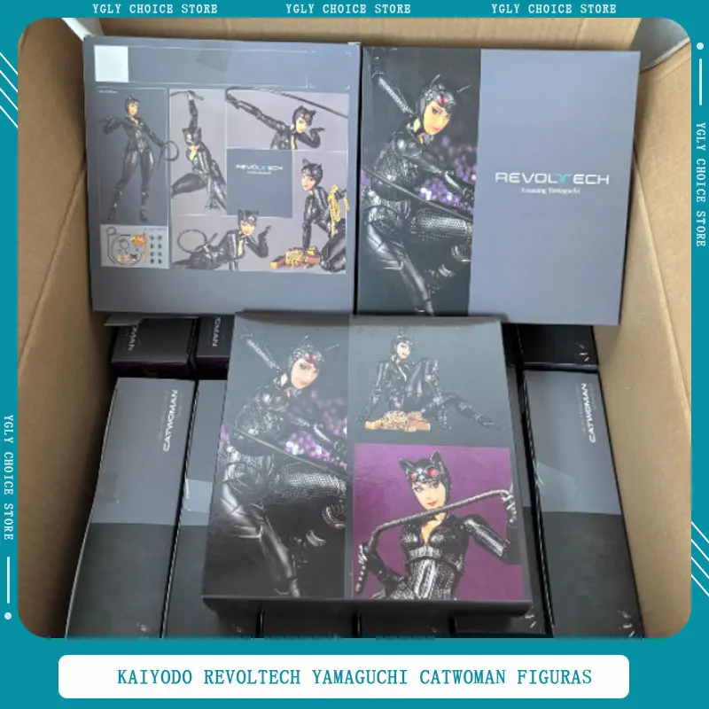 

Arkahm Factory MAX Factory Kaiyodo Revoltech Yamaguchi Catwoman Figuras Ko Model Action Figure Anime Doll Customized Gifts Toys