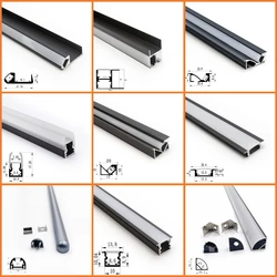 Aluminum Led Profiles for Corridor Aisle Indoor Lighting Home Wall Decor Linear Led Lamps Industrial Hard Bar Lights Fixture