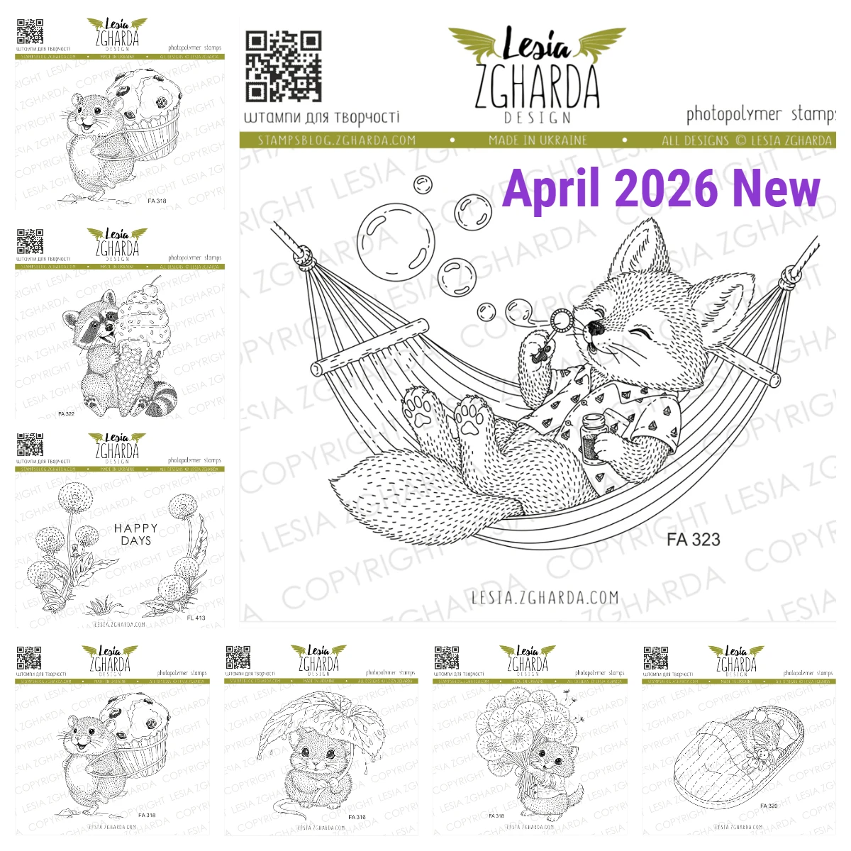 

Fox Kit on a Hammock Blowing Bubbles Stamp Scrapbooking Envelope Silicone Stamp Decoration Embossing Template DIY Handmade New