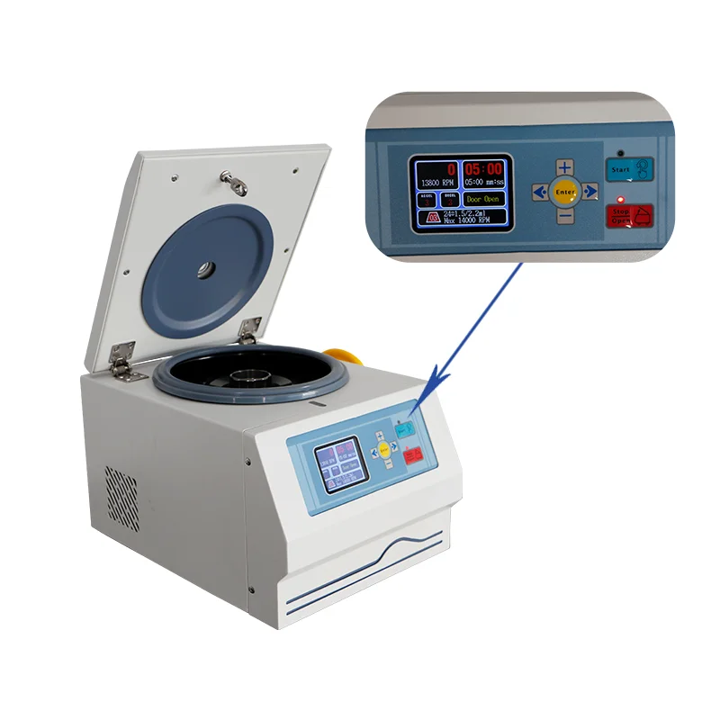 

High-Speed Tabletop Laboratory Centrifuge 21615xg and 16500rpm Maximum Capacity 12*5ml