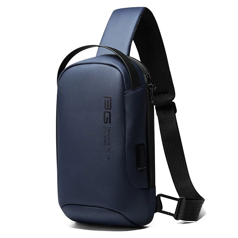 BANGE 2024 Man Shoulder Bag Multifunction Crossbody Bag  Messenger Bags Male Waterproof Short Trip Chest Bag Pack for Men