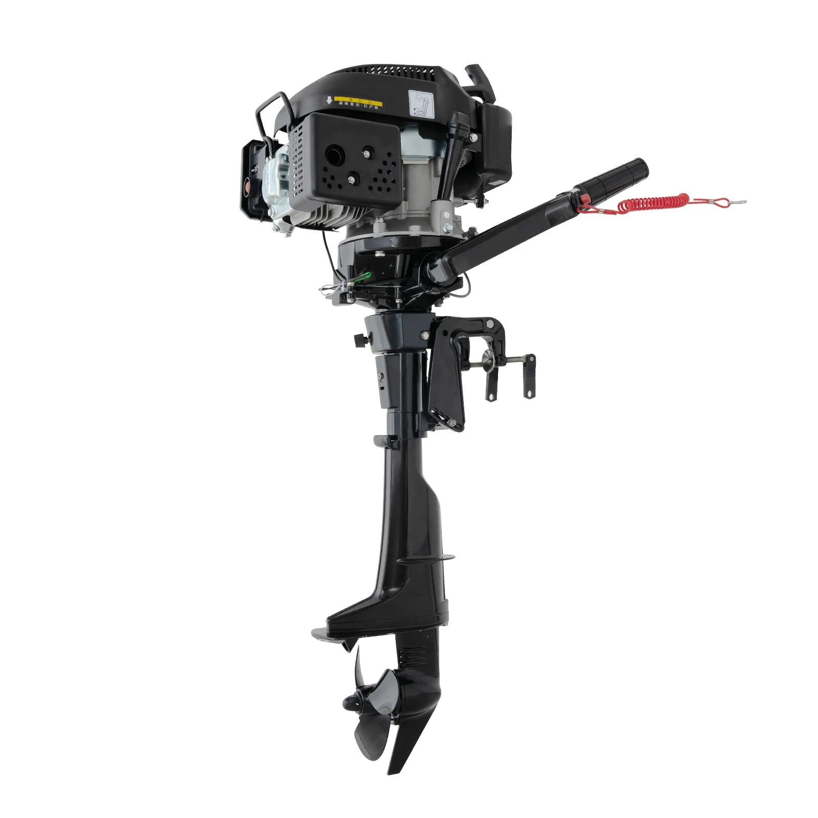 4-Stroke 6-HP Air-cooled Outboard Engine  outboard air-cooled gasoline model short axle