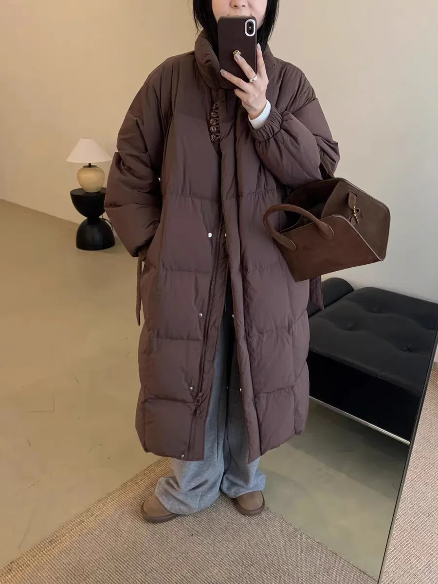 Winter Women's Down Jacket Loose Commuting Windproof Parkas
