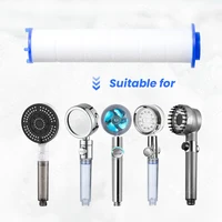 5-50Pcs Shower Head Replacement PP Cotton Filter Cartridge Hard Water Purification Bathroom Accessory Hand Hold Bath Sprayer 6