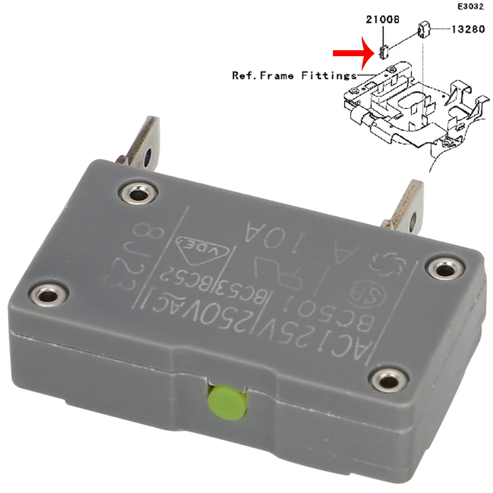 Für 2004-2009 Kawasaki Mule 3000 4000 Brute Force 650 Fan Motor Breaker schalter 21008-0001