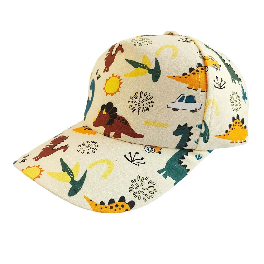 New Cartoon Summer Baby Sun Hat Kids Visor Cap for Boys Girls Travel Baby Baseball Cap Children Beach Sun Cap Accessories