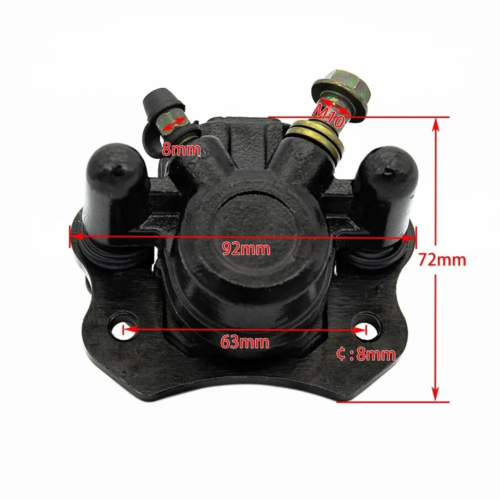 ATV Rear Disc Brakes Calipers Clamp Lower Pump for 50 70 90 110 125 150cc Quad master cylinder caliper