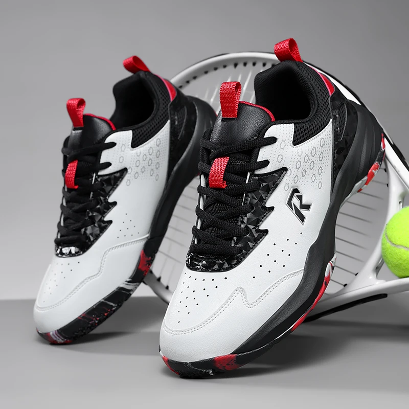 Men's Fashionable Plus Size Volleyball Shoes, Men's Anti Slip Lightweight Lace Up Fencing Shoes, Badminton Sports Shoes