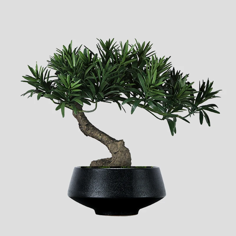 

Китайская имитация креатива Луо Гансун бонсай стойка чайная комната ресторан настенный шкаф декоративное украшение для рабочего стола