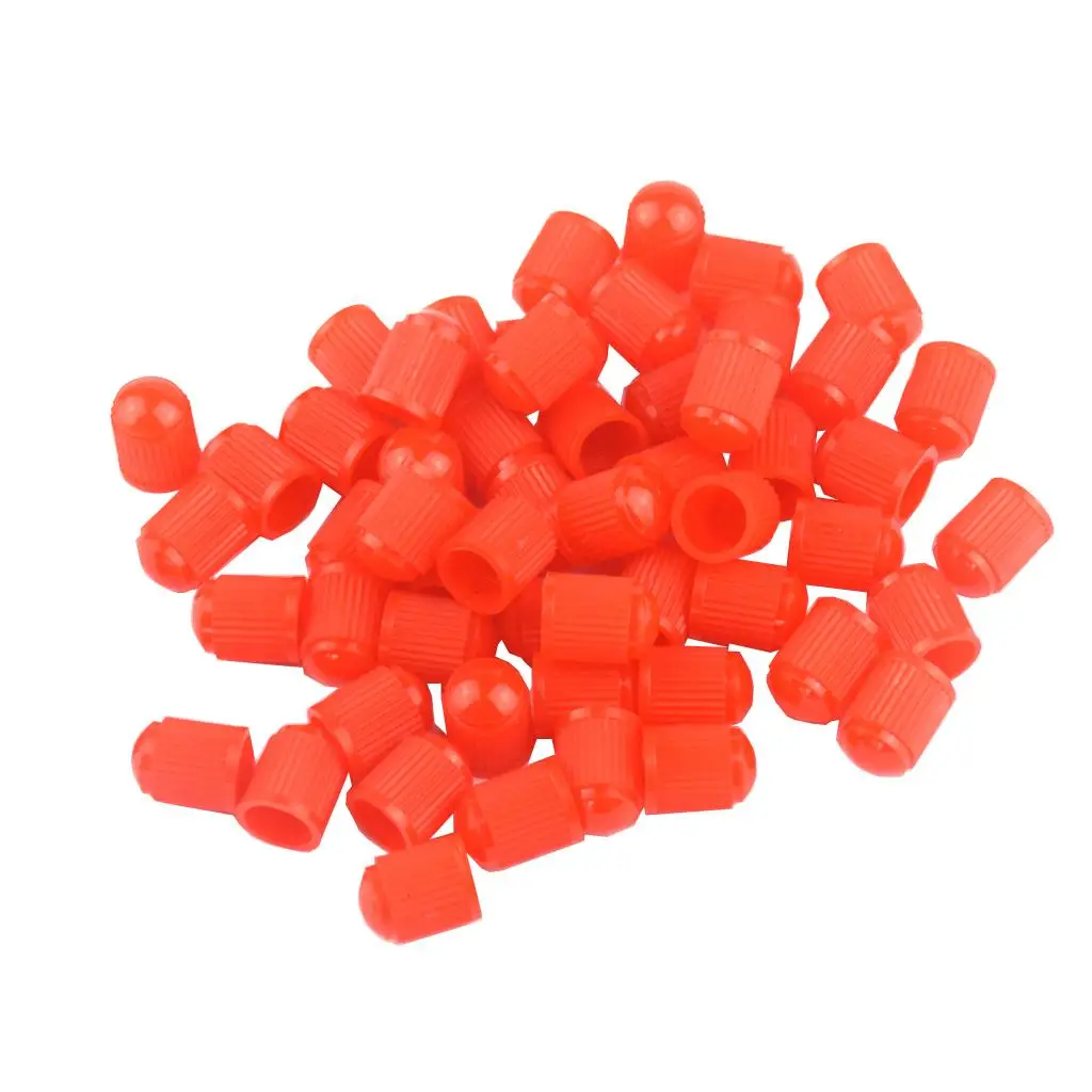 100x Universal Plastic Car Bike Motorcycle Truck wheel Tire Stem Caps 10mm for Vehicles/ Cars/ Trucks/ Pickups/Motorbike