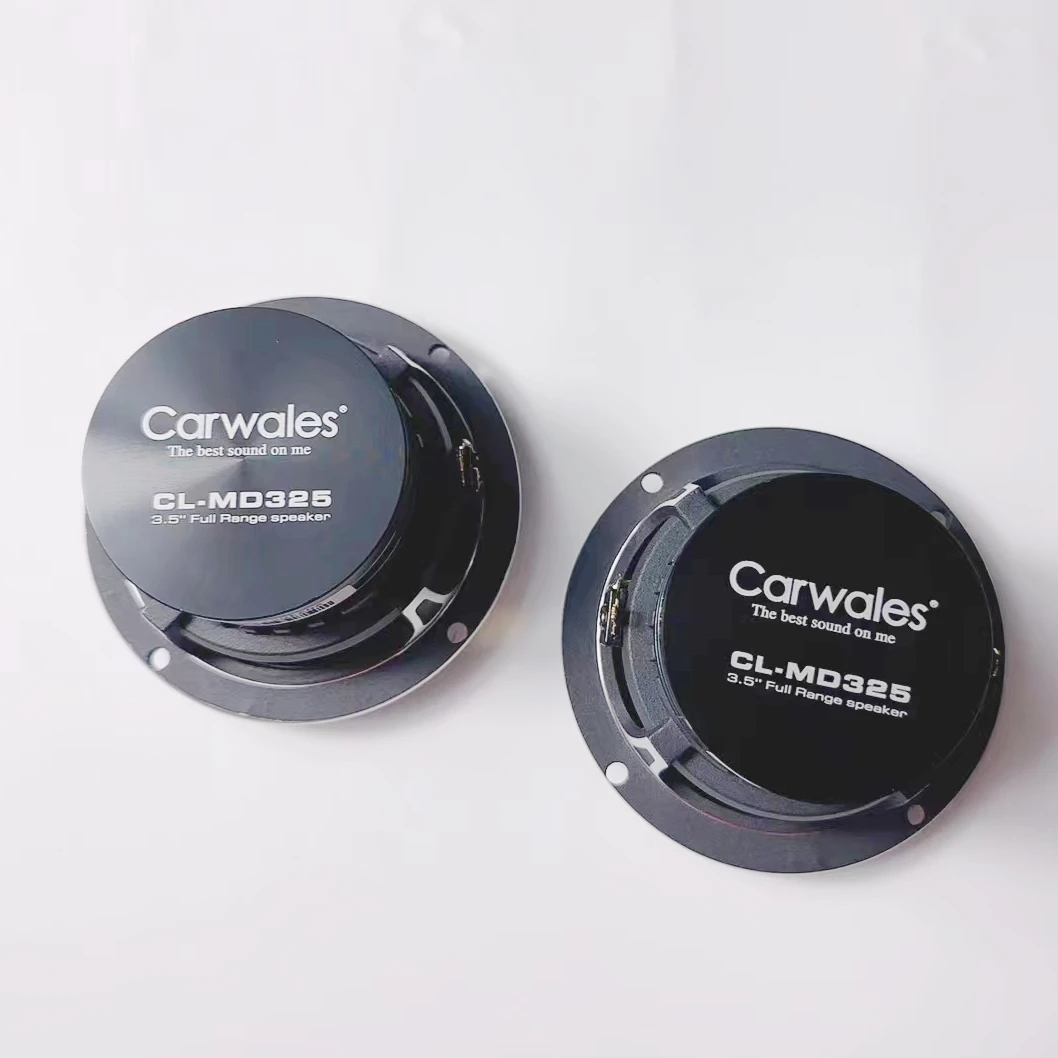 Automobile GM 3.5-inch 80W Mid-range Speaker Door Audio Improved Edition Modified Speaker with Capacitor.