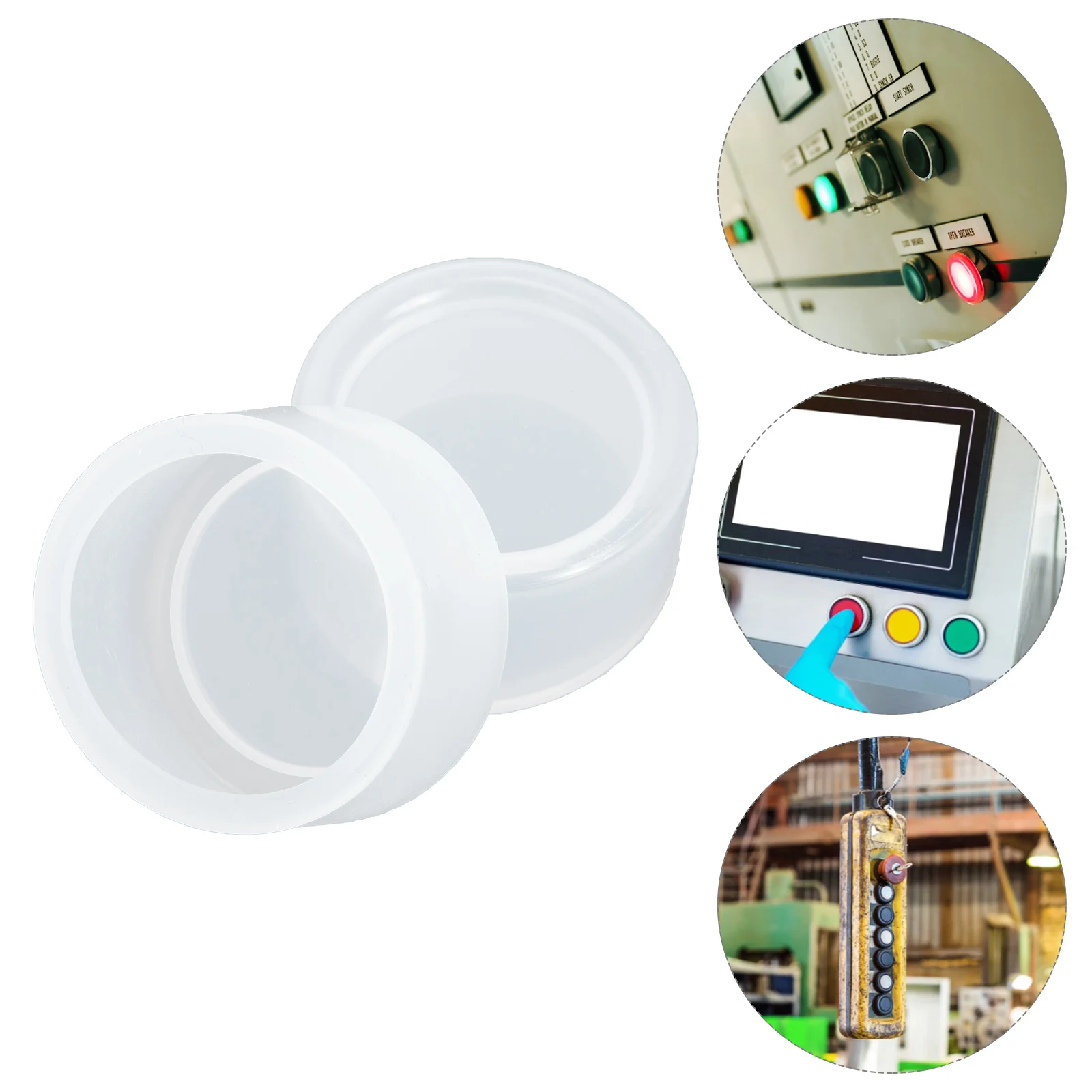 

20 Pcs Waterproof Switch Cover 22mm Push Button Protection Dust Proof Easy Install Replace Broken One Plastic Material