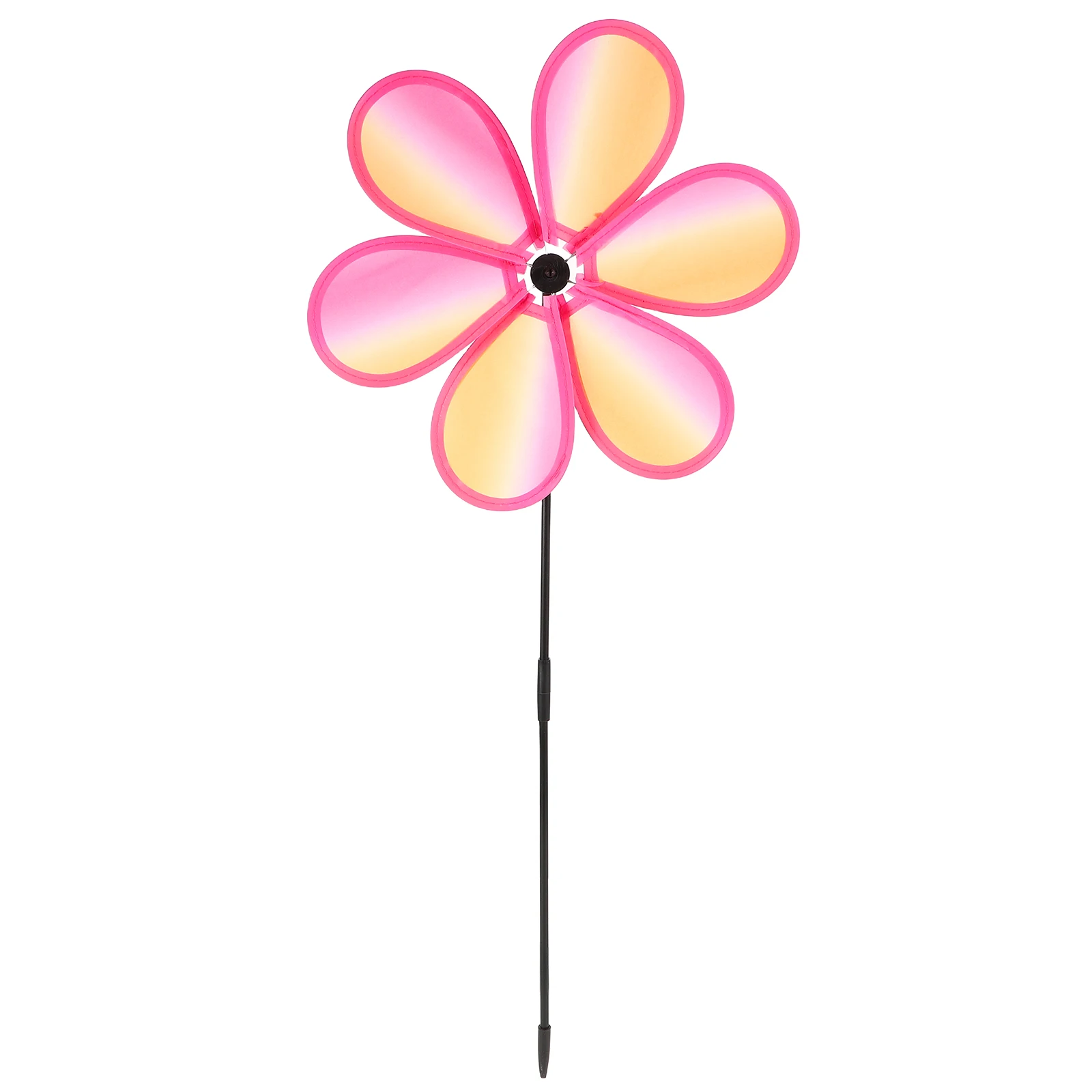 

Vibrant Fabric Pinwheel Kids Handheld Kindergarten Decoration Lightweight Safe Outdoor Lawn Garden Windmill Ornament