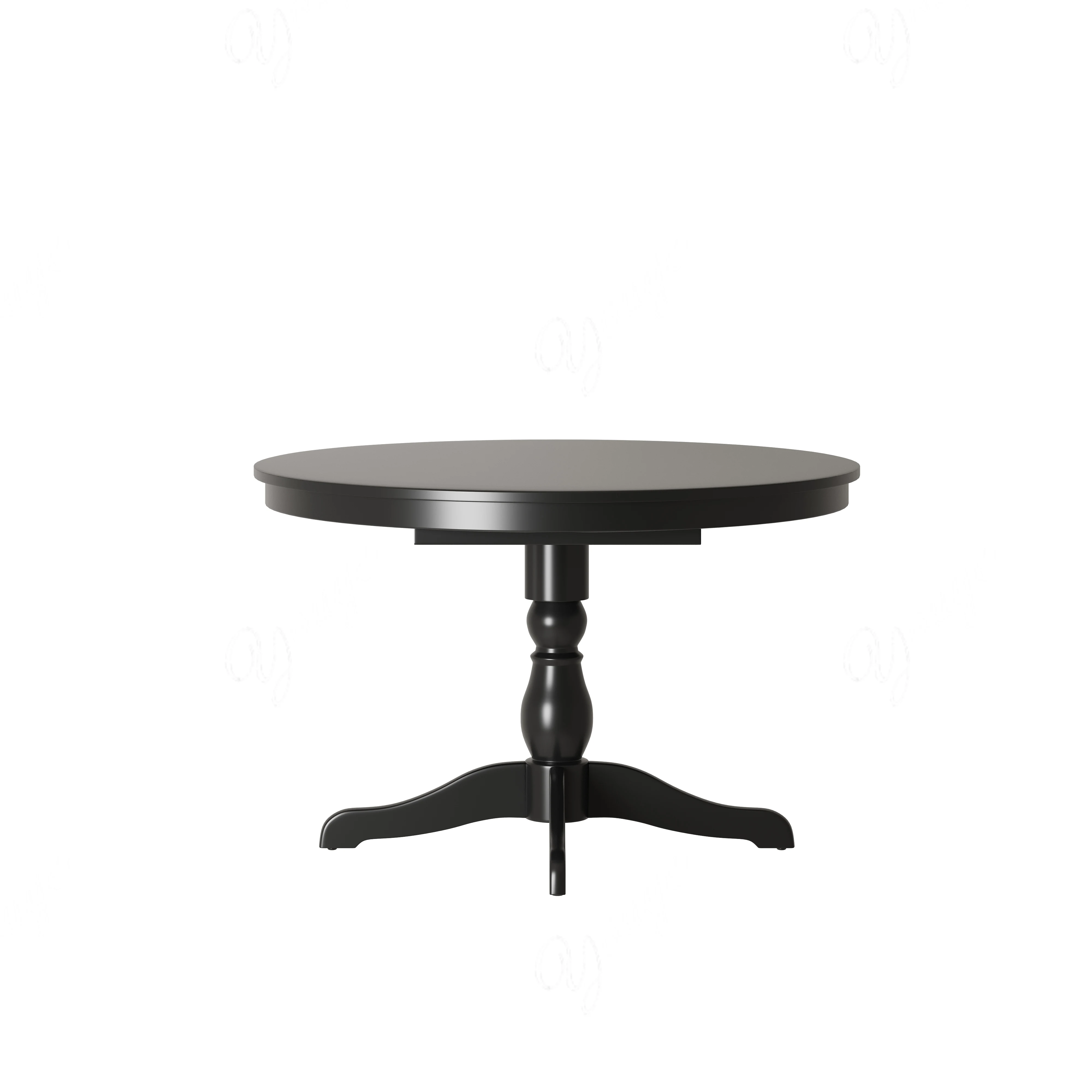 Modern simple solid wood dining table, home dining round table, light luxury high-end dual-purpose leisure table
