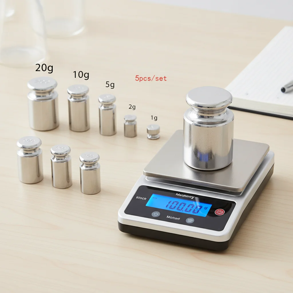 Weight Measurement 1g/2g/5g/10g/20g/50g/100g Grams Accurate Calibration Set Chrome Plating Weighing Scales Scale Weights Sets