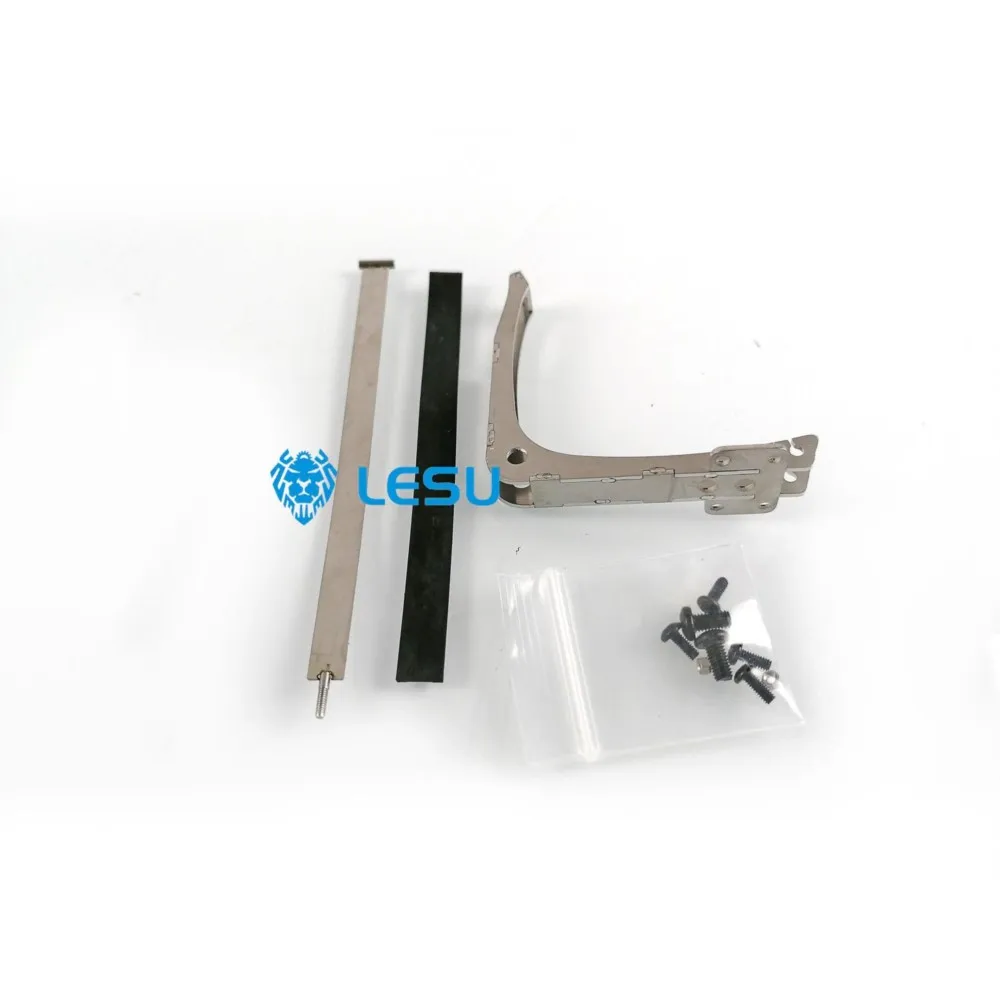 LESU 1/14 แท็งค์น้ำมันโลหะพร้อมขายึดสีเงิน สำหรับรถดัมพ์ไฮดรอลิกบังคับวิทยุ รุ่น G-6139 แท็งค์ อะไหล่ของเล่น Tamiyay รุ่น TH04748