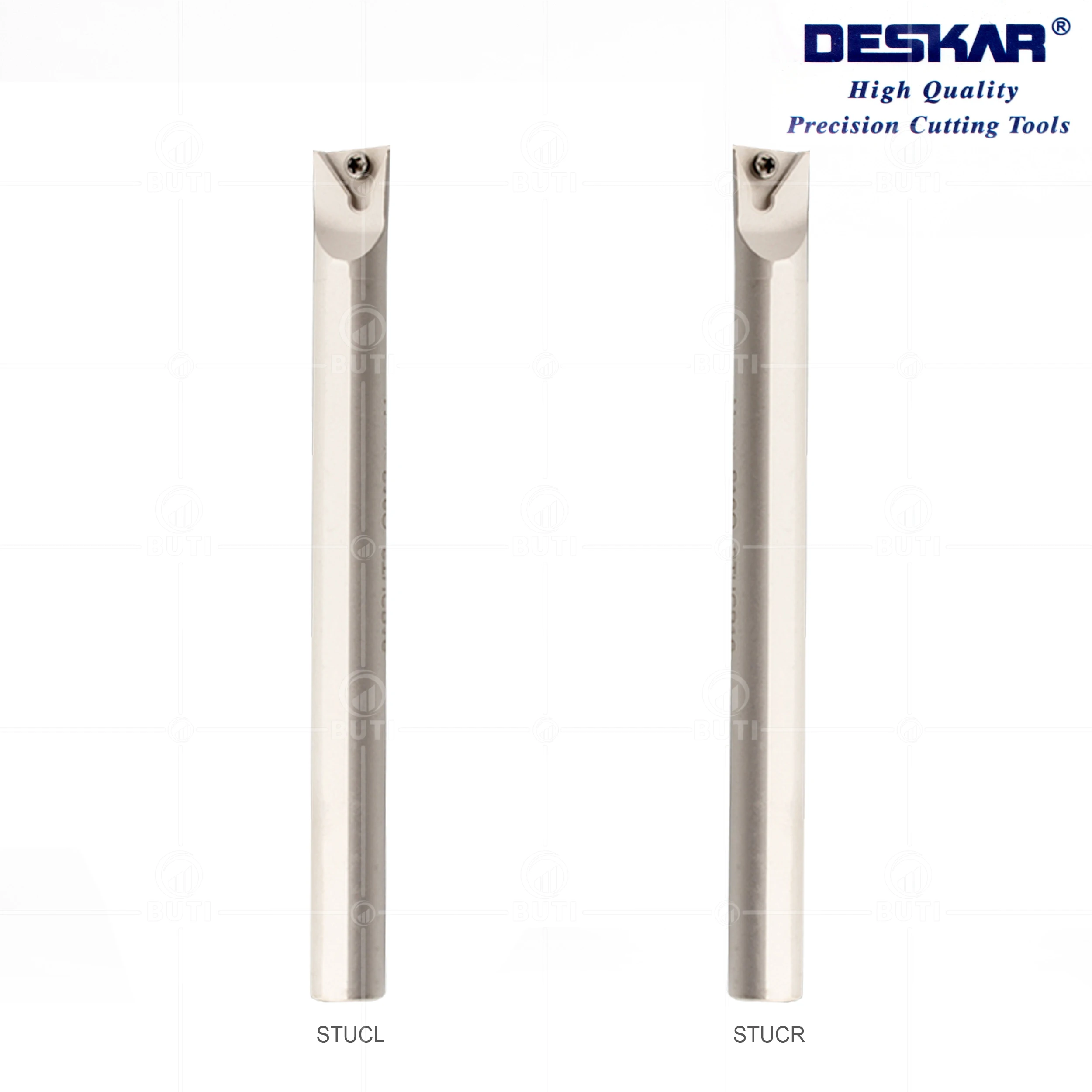 DESKAR 100% Original Anti-seismic White Tool Holder S10K/S12M/S14N/S16Q/S20R/S25S-STUCR/STUCL CNC Boring Tool Bar For TCMT Blade