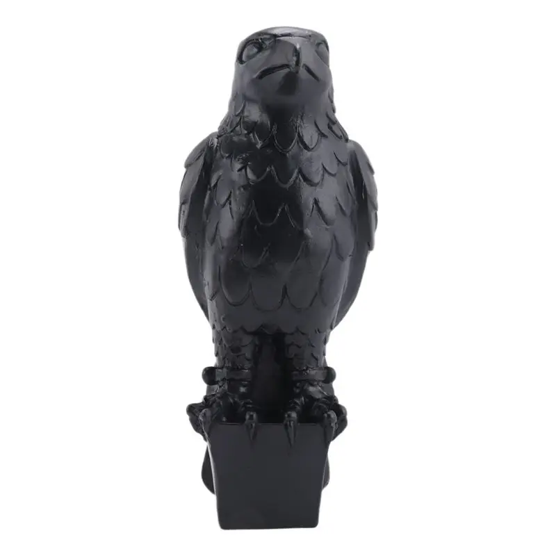 AT84-1 Piece Maltese Falcon Statue Shelf Decorations Black Resin Handmade Resin Sculpture