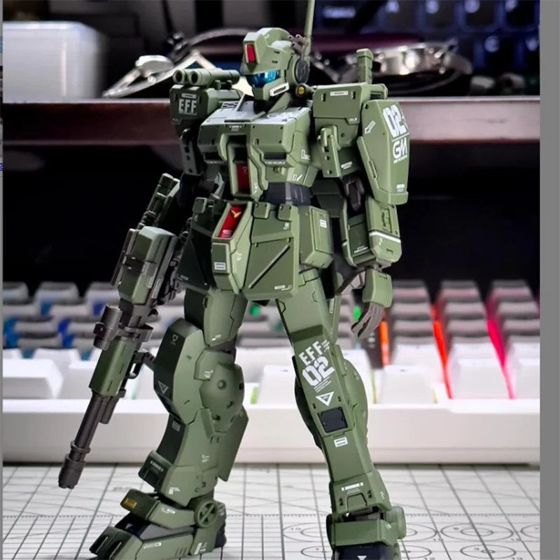 Xfs Hg 1/144 Rgm-79s Gm المتقشف الجمعية أطقم منمذجة جمع عمل أرقام روبوت فيوجرين نموذج بلاستيكي في المخزون #3