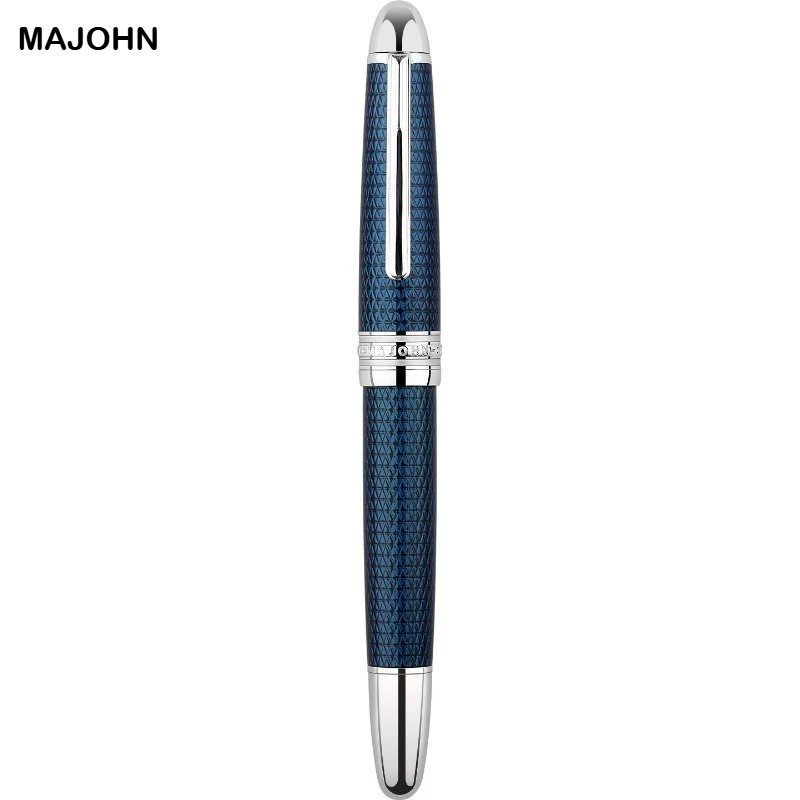 MAJOHN P136 Piston Fountain Pen Anti-slip with 3D EF/F Anti-slip Hammer Pattern Version Pen School Office Supplies Stationery