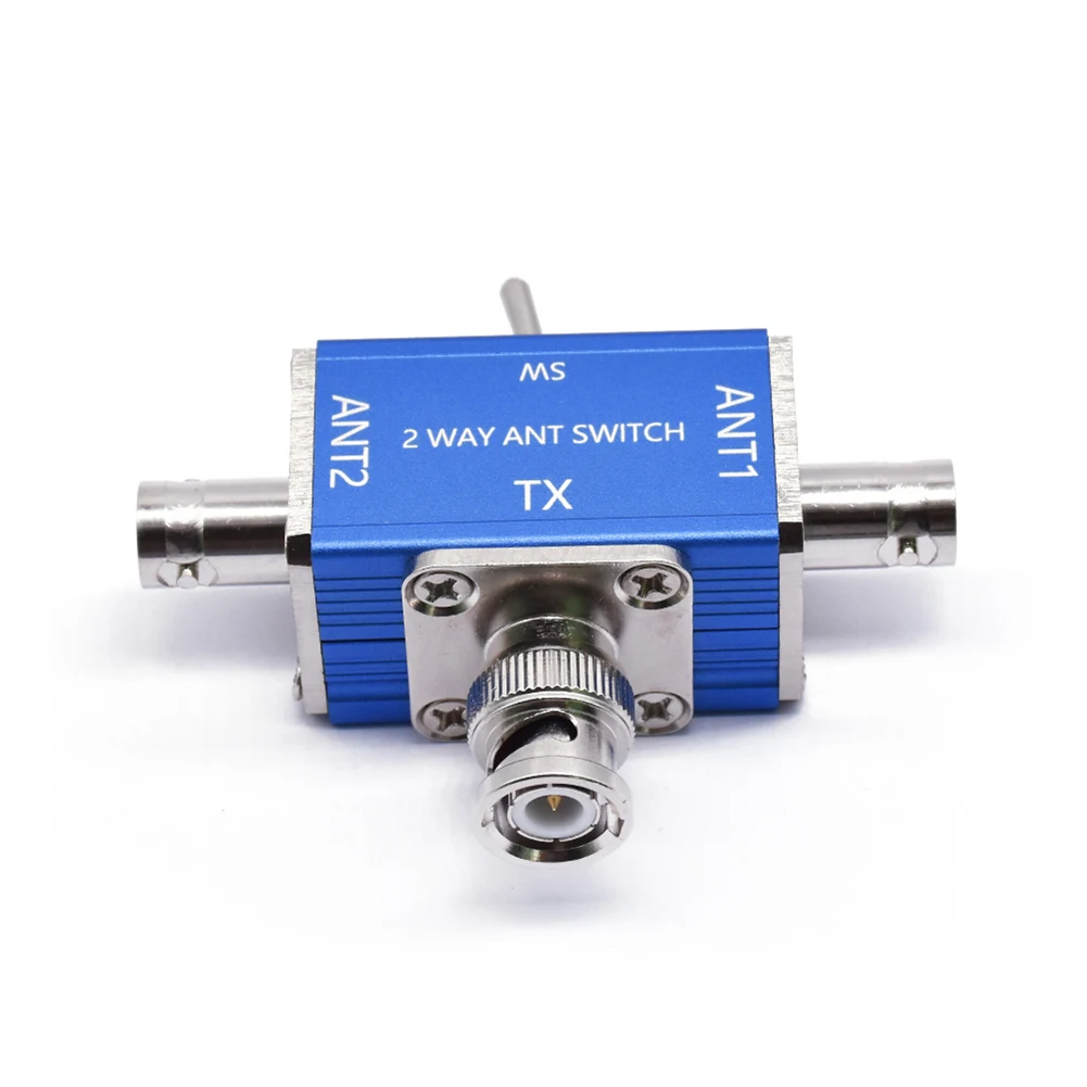 Manual Antenna Switch Coaxial Antenna Switch Two Way Antenna Switch Frequency Switch Aluminum Alloy Construction