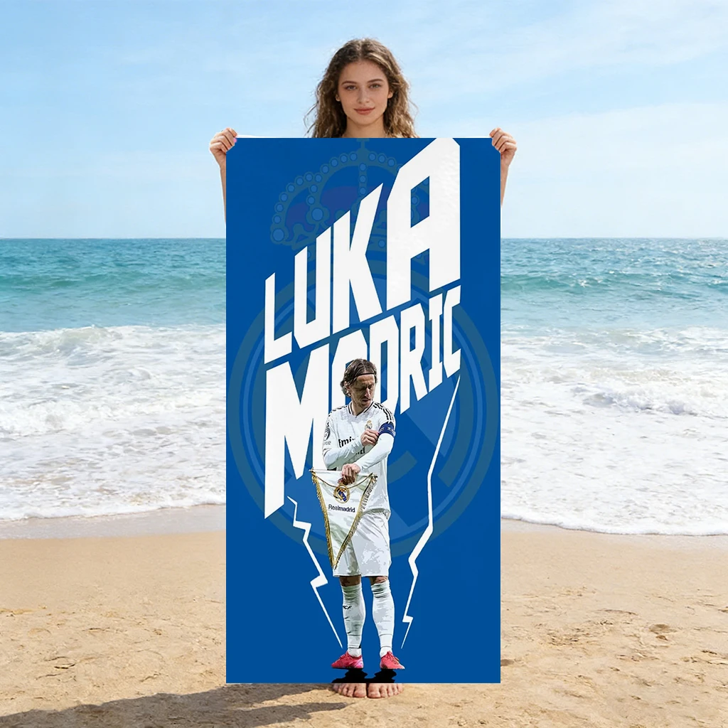 Modric Croatia NO.10 Beach Towel Soccer Cup Large Quick-drying Towel Suitable for Beach Yoga Pool Gym Sport Summer Towel