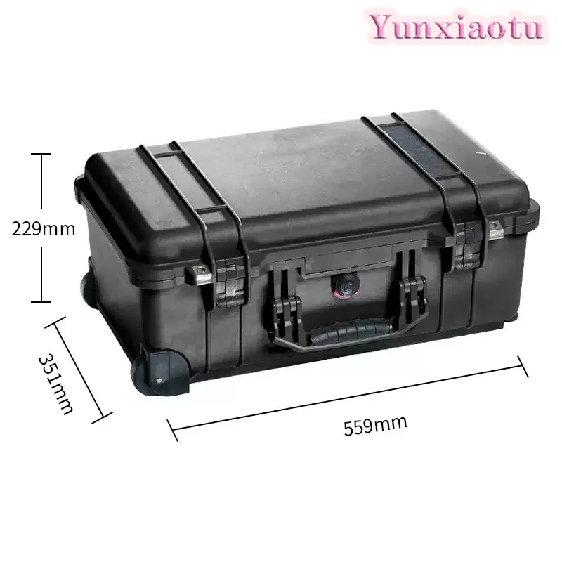 1510 Protector Carry On Case Watertight Crushproof Dustproof with Wheels Retractable Handle for Camera Gear Equipment