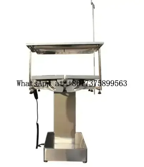 Professional Veterinary Operation Stainless Steel Adjustable Lift Pet for Animal Clinic