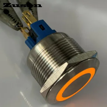 Zusen 22mm anneau Led interrupteur à bouton-poussoir lumineu...