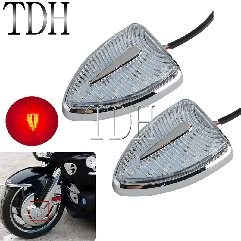 

Motorcycle Accessories Front Aero Head Marker Indicator Lights For Honda Gold Wing GL 1800 Airbag Goldwing GL1800B F6B Deluxe