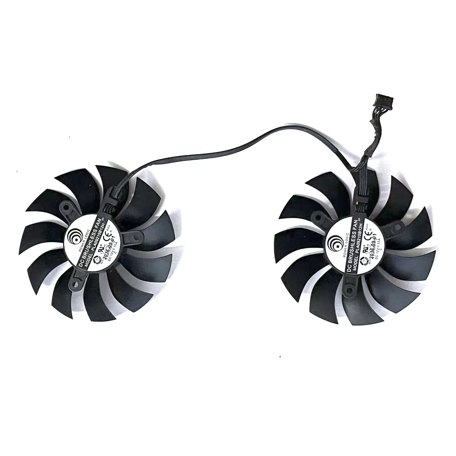 New PLA09215B12H 4PIN DC 12V 0.55A GTX1070 GPU fan suitable for EVGA Gtx 1080 1070 1060 980 970 960 950 graphics card fan