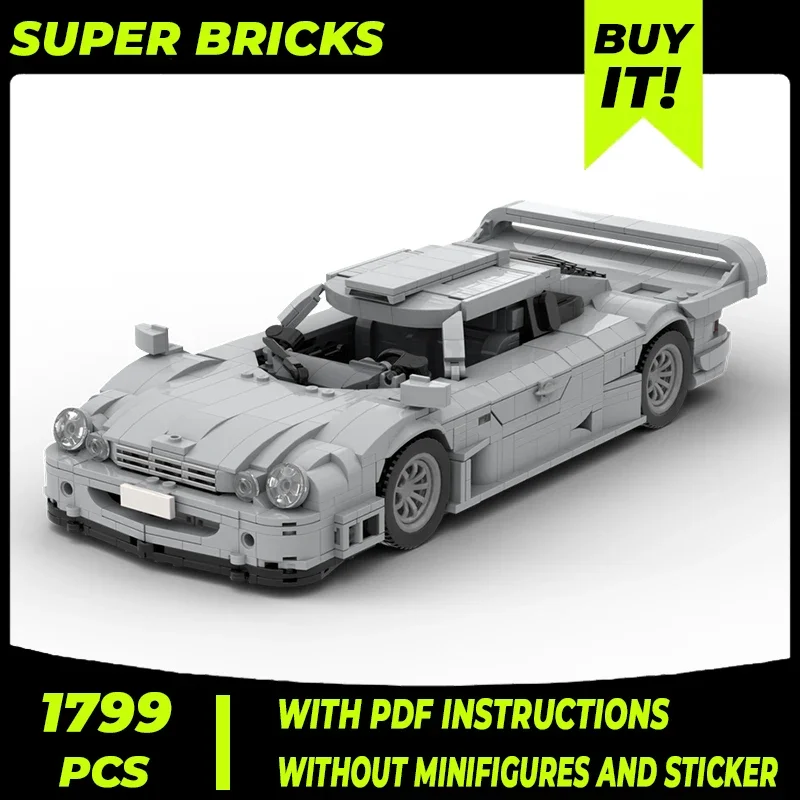 Urban Supercar Model Moc Building Bricks Speed Champion CLK 1:15 Technology Modular Blocks Gift Christmas Toys DIY Sets Assembly