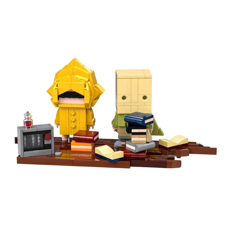 

MOC 554PCS Фигурка Игры Головоломки Ужасов Конструктор Bricks Темная Сказка Приключение Аниме Фигурка Игрушки Для Взрослых Декор Стола Уникальный Подарок Для Любителей Игр Коллекционная Модель Дисплея