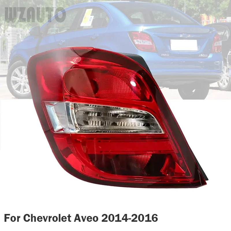 

Auto Rear Bumper Light Tail Light Cover Brake Lamp Brake Light Housing For Chevrolet Aveo Sedan 2014 2015 2016