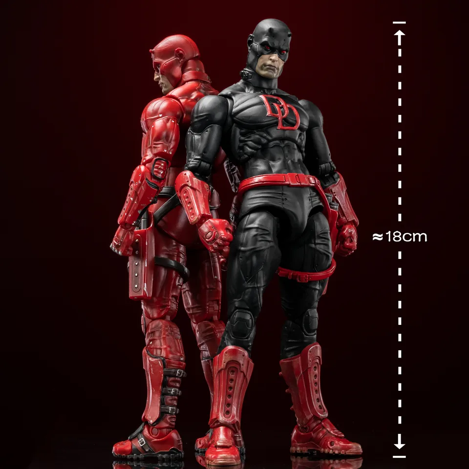 Em estoque - FlefToys Marvel Daredevil Clássico Red Shadowland