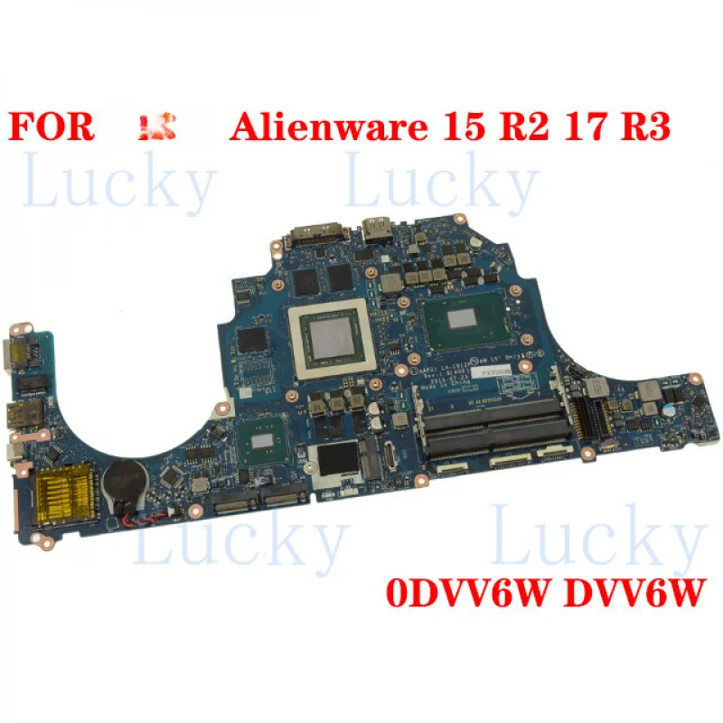 f   FOR DELL Alienware 15 R2 17 R3 Laptop Motherboard DVV6W i7-6700HQ 100% Test Work