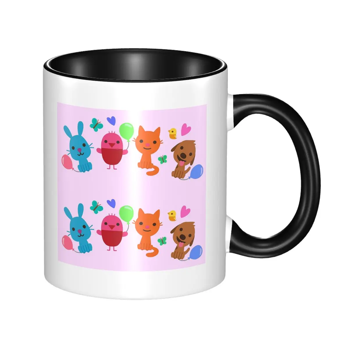 

Play Sago Mini Pink Mug Funny Ceramic Coffee Cups Tea Mugs Milk Cup Drinkware Gifts for Woman Man