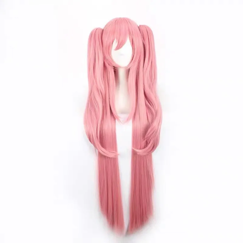 Endless Angel Kururu Tsepeksi Queen's Same Style Hellrosa Tiger Mundclip Cosplay Verdickte Perücke