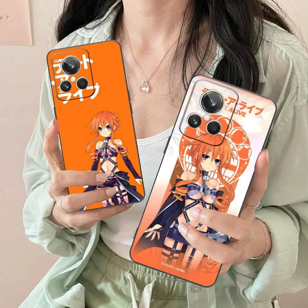 

Date a Live Yamai Yuzuru Matte TPU Mobile Phone Case for Realme 15 14 13 12 11 10 9 Pro Plus T i Lite 5G Colorful Printing Cover