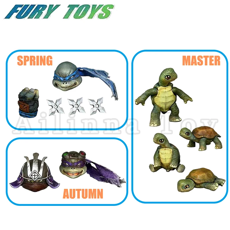 Fury Toys-figura de acción Wave 2, modelo de Anime, piezas suplementarias, maestro de otoño, 5 pulgadas, 1/12