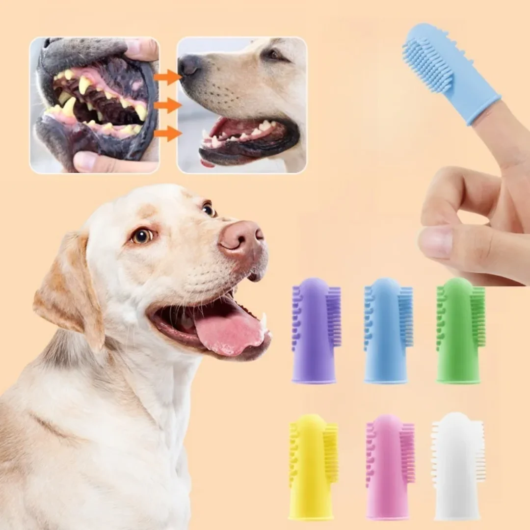 Cepillo de Dientes Suave para Perros, Cepillo para Eliminar el Mal Aliento y el Sarro, Herramienta para el Cuidado Dental de Perros, Accesorios para Perros, Productos de Limpieza para Mascotas