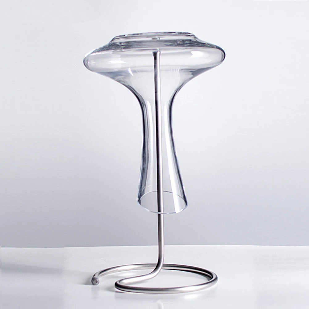 A76I-Wine Decanter Drying Rack Drink Glass Quick Dry Shelf Bottle Wine Carafe Drain Rack Holder Wine Carafe Invert Rack
