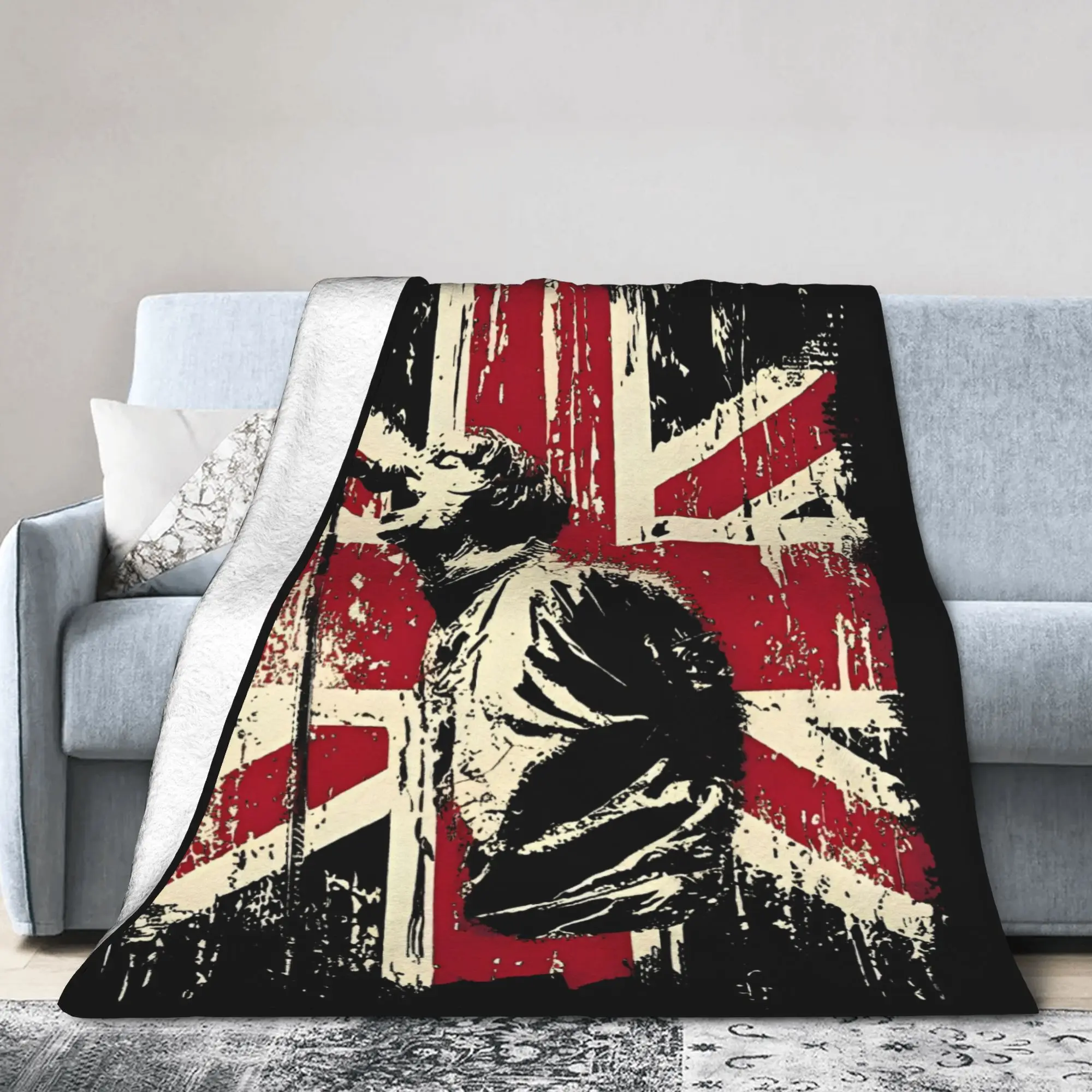 Liam Gallagher O-oasis Metal Music Blankets Plush Throw Blankets Summer Air Conditioning Decoration Soft Warm Bedspreads