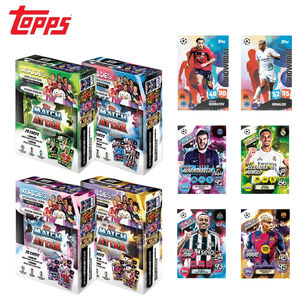 2025-26-topps-ucc-チャンピオンズリーグ-マッチアタックス-メッシ-ハーランド-ヤマル-サッカー-スターカード-ファンギフト-コレクションカード
